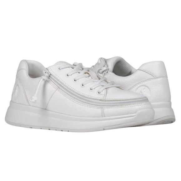 BILLY Footwear Womens Work Comfort Low-Top Sneaker US 8.5 Wide EU 39 White GUC - Picture 2 of 14
